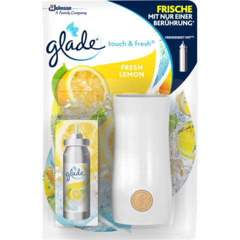 Duftspray Halter + 1 Nachfüllung Limone GLADE BY BRISE 28433