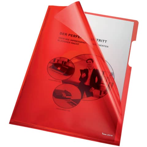 Aktenh&uuml;lle A4 rot 105551 BENE 205000RT Produktbild