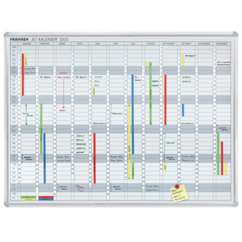 Jahresplaner Jet 1203 120 x 90 cm FRANKEN JK1203 Produktbild Einzelbild 1 XL