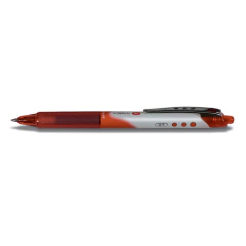 Pilot Tintenroller V-Ball 2254002 – Rot, 0,5 Mm Strichstärke, Mit Gummi-Griff!